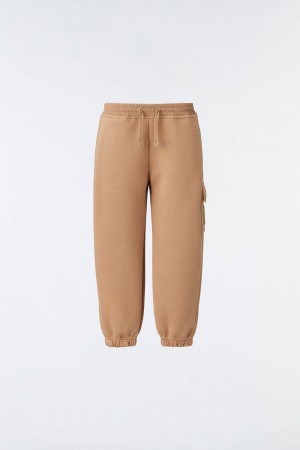 Mackage Archer Double-Face Jersey Sweatpants Barn Bruna | CKZLU-6543