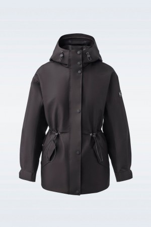Mackage Carrie Korta 2-In-1 Removable Liner Regnjackor Dam Svarta | SNPFL-4063