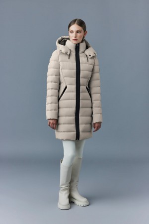 Mackage Farren Agile-360 Removable Hood Dunrockar Dam Beige | VBEPH-9412
