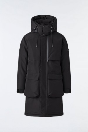 Mackage Gabriel Agile-360 Removable Hood Dunjackor Herr Svarta | NGHJR-1950