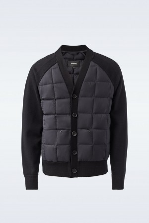 Mackage Gilford Hybrid Lätta Dunjackor Herr Svarta | HQPGC-4312