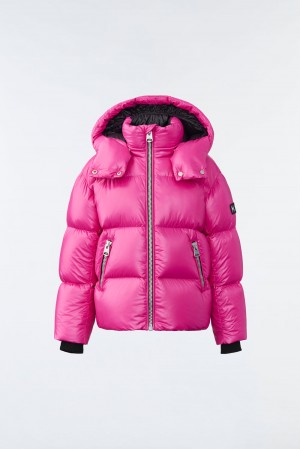 Mackage Jesse Lustrous Light Dunjackor Barn Rosa | FISQR-4895
