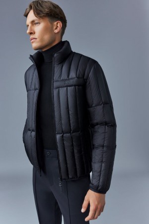 Mackage Philip Translucent Ripstop Light Dunjackor Herr Svarta | AOMLW-0891