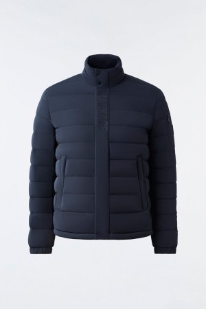 Mackage Piers Stretch Light Stand Collar Dunjackor Herr Svarta | RUVQS-2617
