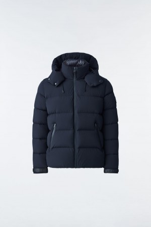 Mackage Samuel Stretch Light Hood Dunjackor Herr Svarta | ANBLH-6802