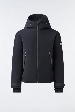 Mackage Yukio Ski Hood Dunjackor Herr Svarta | IRQVZ-8934