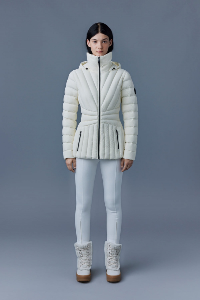 Mackage Alissa Agile-360 Stretch Light Dunrockar Dam Grädde | FJPDL-4602
