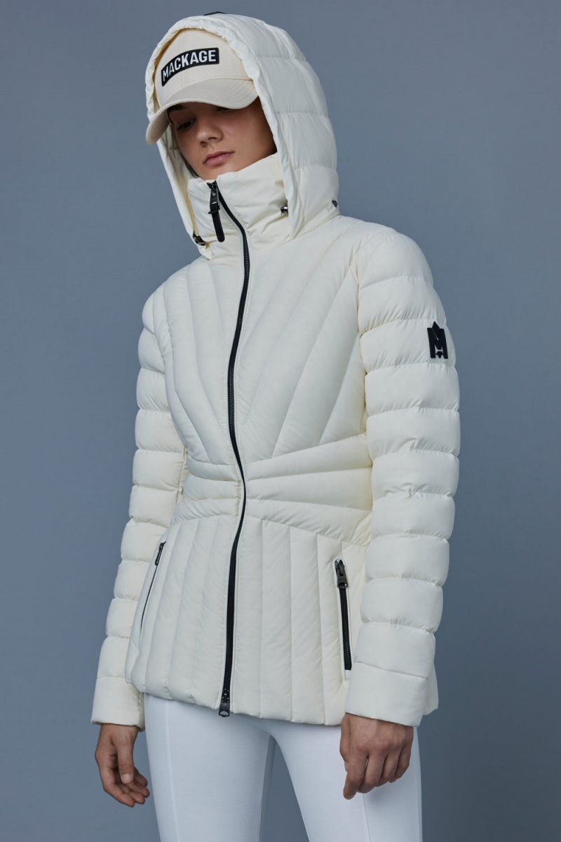 Mackage Alissa Agile-360 Stretch Light Dunrockar Dam Grädde | FJPDL-4602