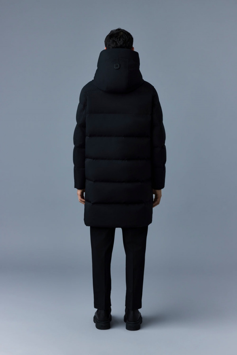 Mackage Antoine 2-In-1 Recycled Down Removable Bib Parkajackor Herr Svarta | SFZMC-9082