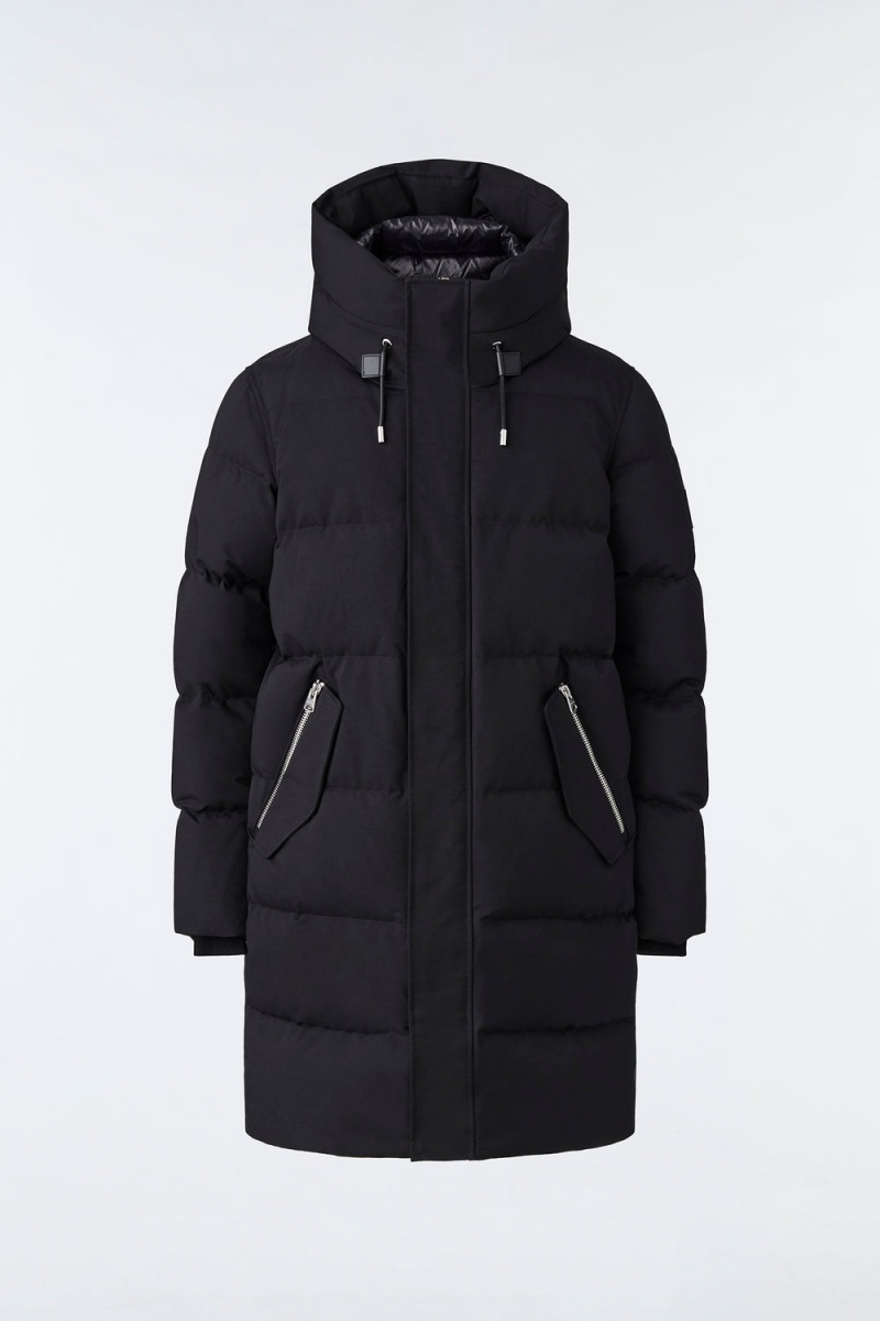 Mackage Antoine 2-In-1 Recycled Down Removable Bib Parkajackor Herr Svarta | SFZMC-9082