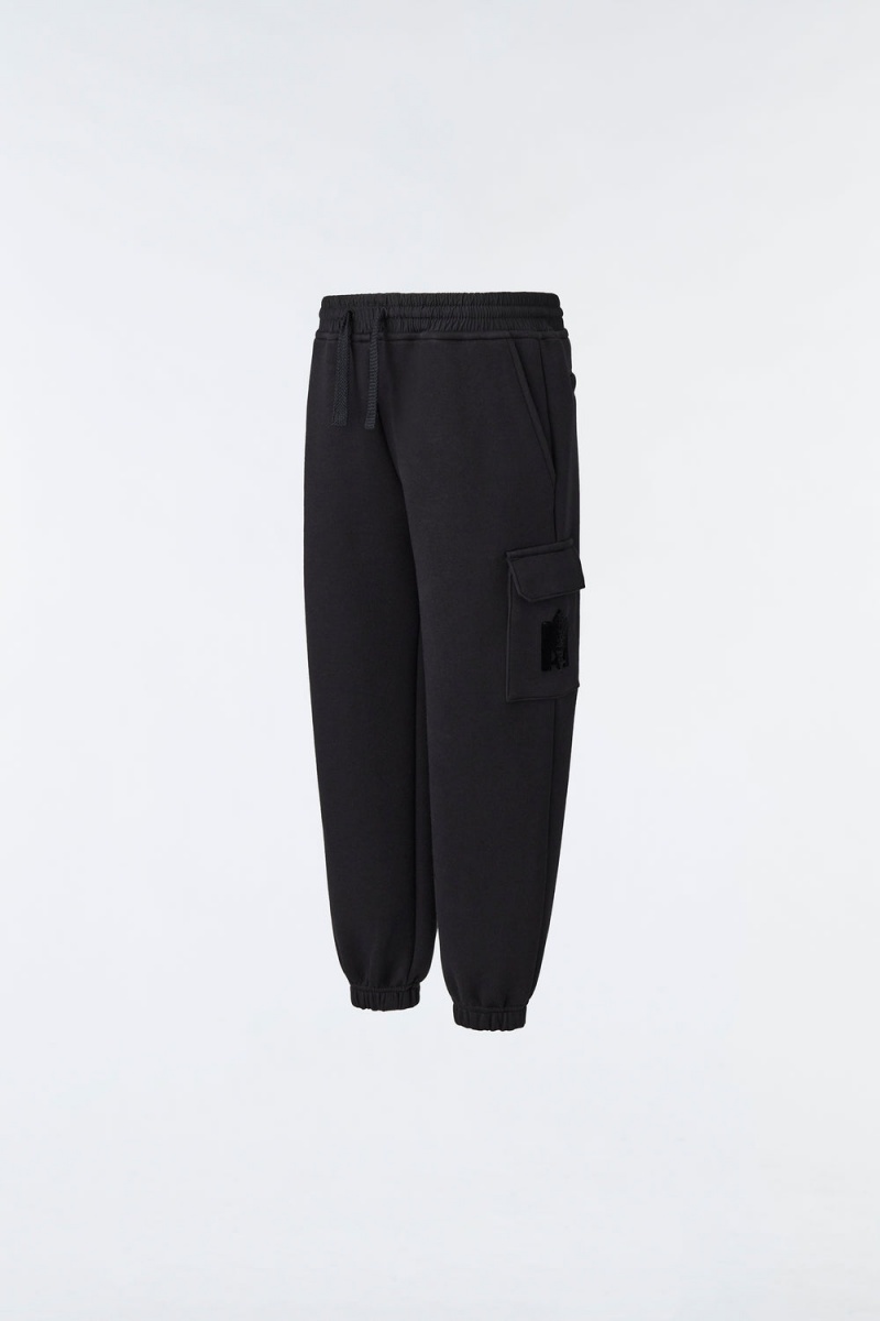 Mackage Archer Double-Face Jersey Sweatpants Barn Svarta | RYBDP-6539