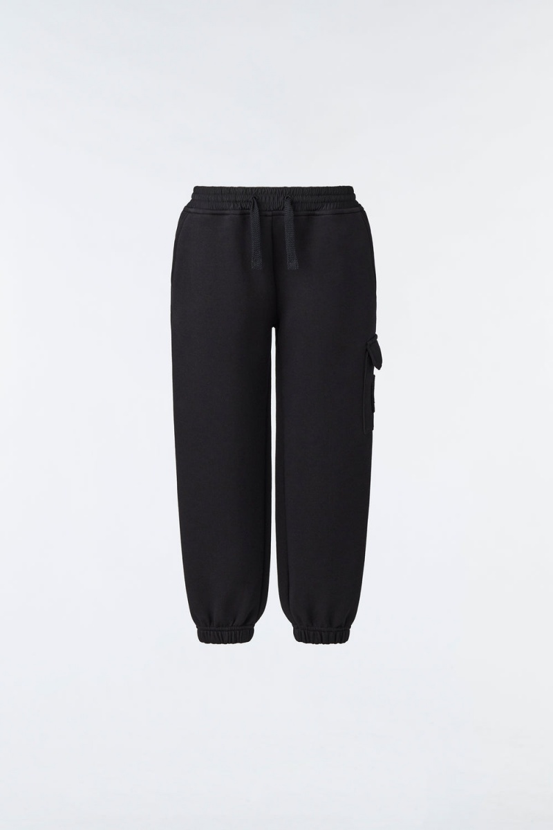 Mackage Archer Double-Face Jersey Sweatpants Barn Svarta | RYBDP-6539