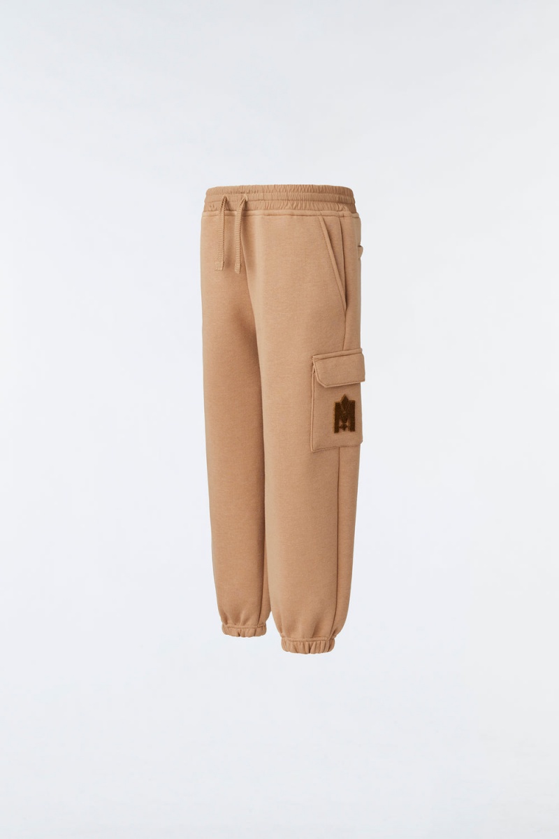 Mackage Archer Double-Face Jersey Sweatpants Barn Bruna | UVQIA-9362