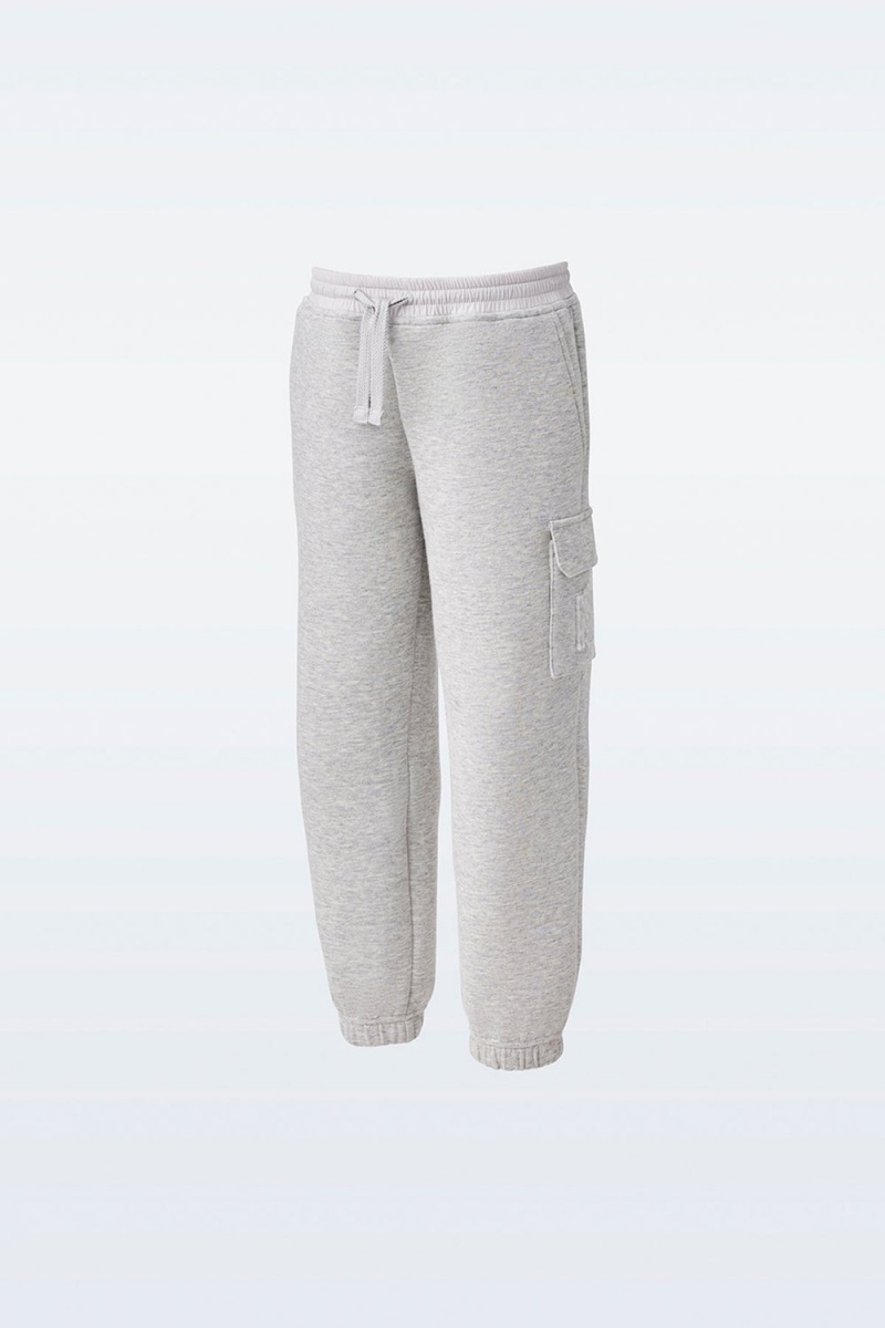 Mackage Archer Double-Face Jersey Sweatpants Barn Grå | PMWOV-0541