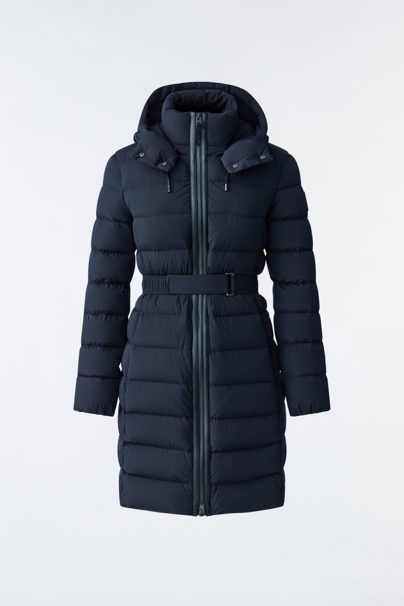 Mackage Ashley Stretch Light Removable Hood Dunjackor Dam Svarta | VMRGZ-1406