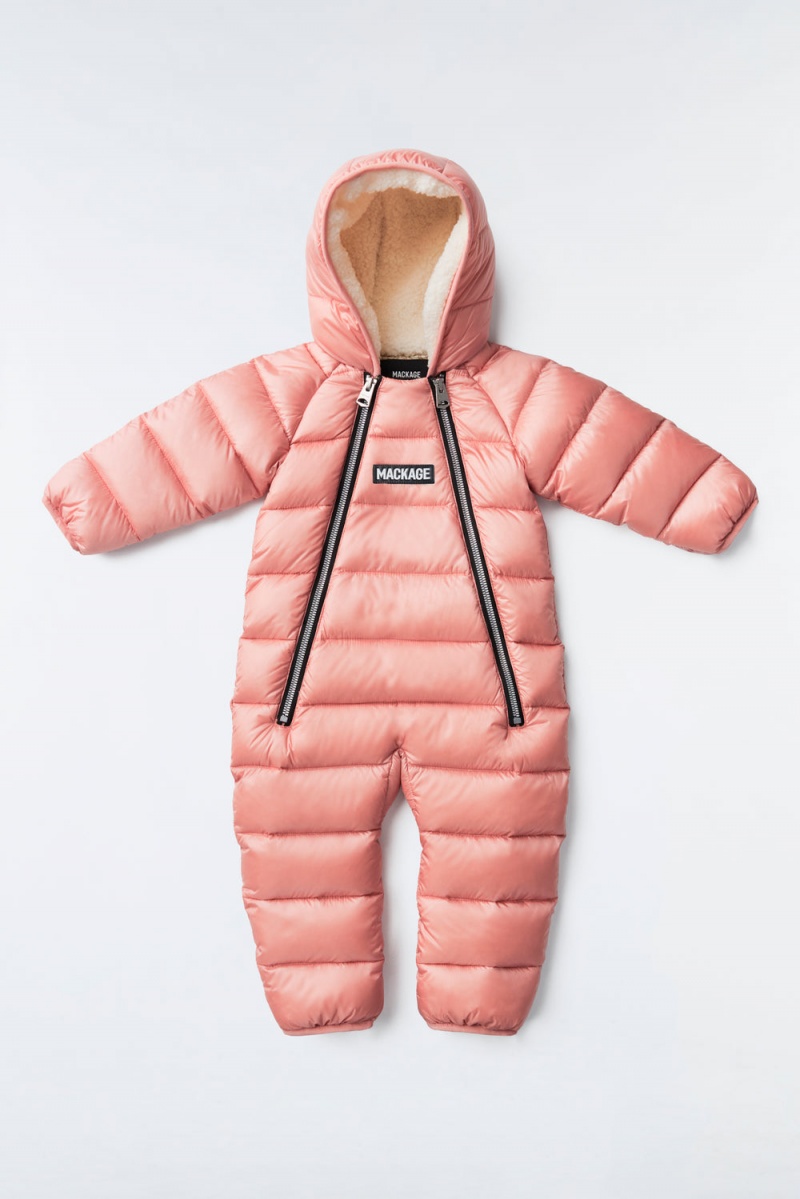 Mackage Bambi Recycled E3-Lite Dunjackor Barn Rosa | BRVTE-8501