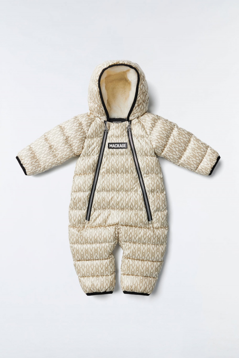 Mackage Bambi Recycled E3-Lite Dunjackor Barn Grädde | EFKPR-5679
