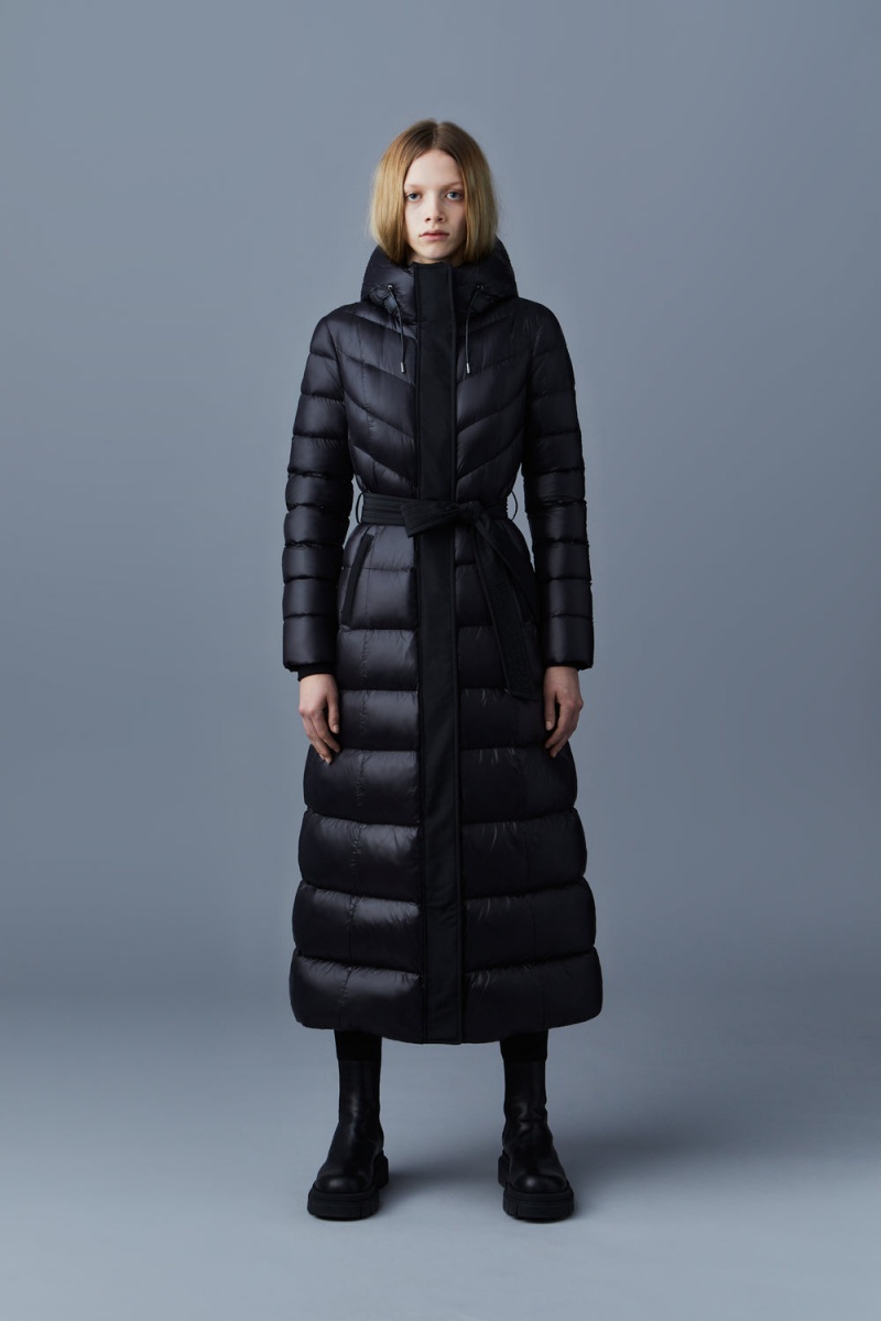 Mackage Calina Lustrous Light Down Maxi Rockar Dam Svarta | EIGPC-0482