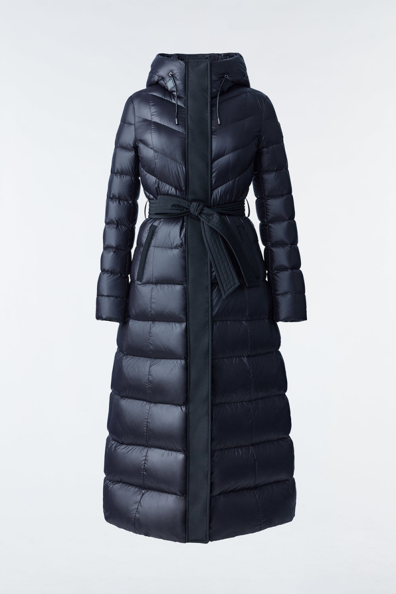 Mackage Calina Lustrous Light Down Maxi Rockar Dam Svarta | EIGPC-0482