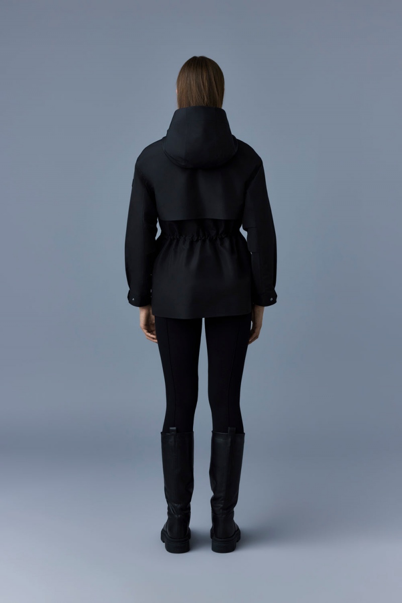 Mackage Carrie Korta 2-In-1 Removable Liner Regnjackor Dam Svarta | SNPFL-4063