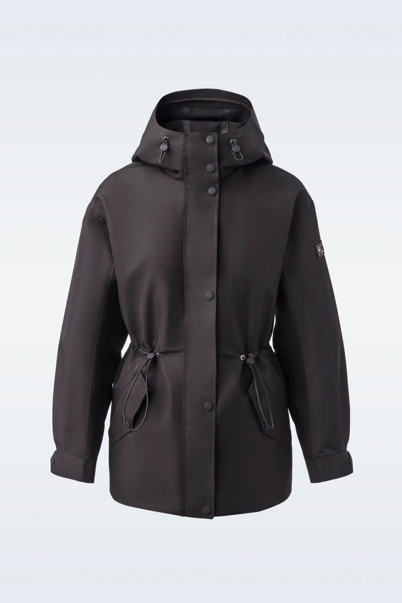 Mackage Carrie Korta 2-In-1 Removable Liner Regnjackor Dam Svarta | SNPFL-4063