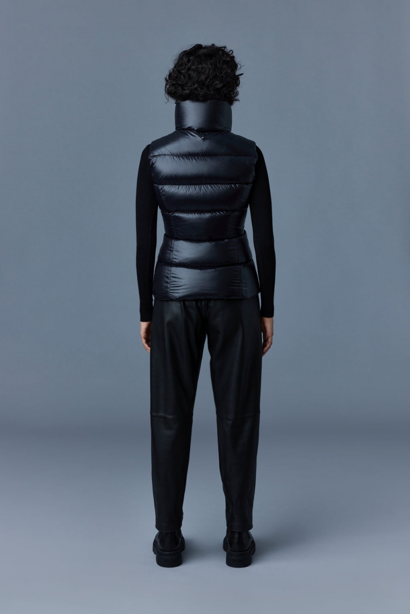 Mackage Chaya Lustrous Light Down Väst Dam Svarta | CZLKD-4825