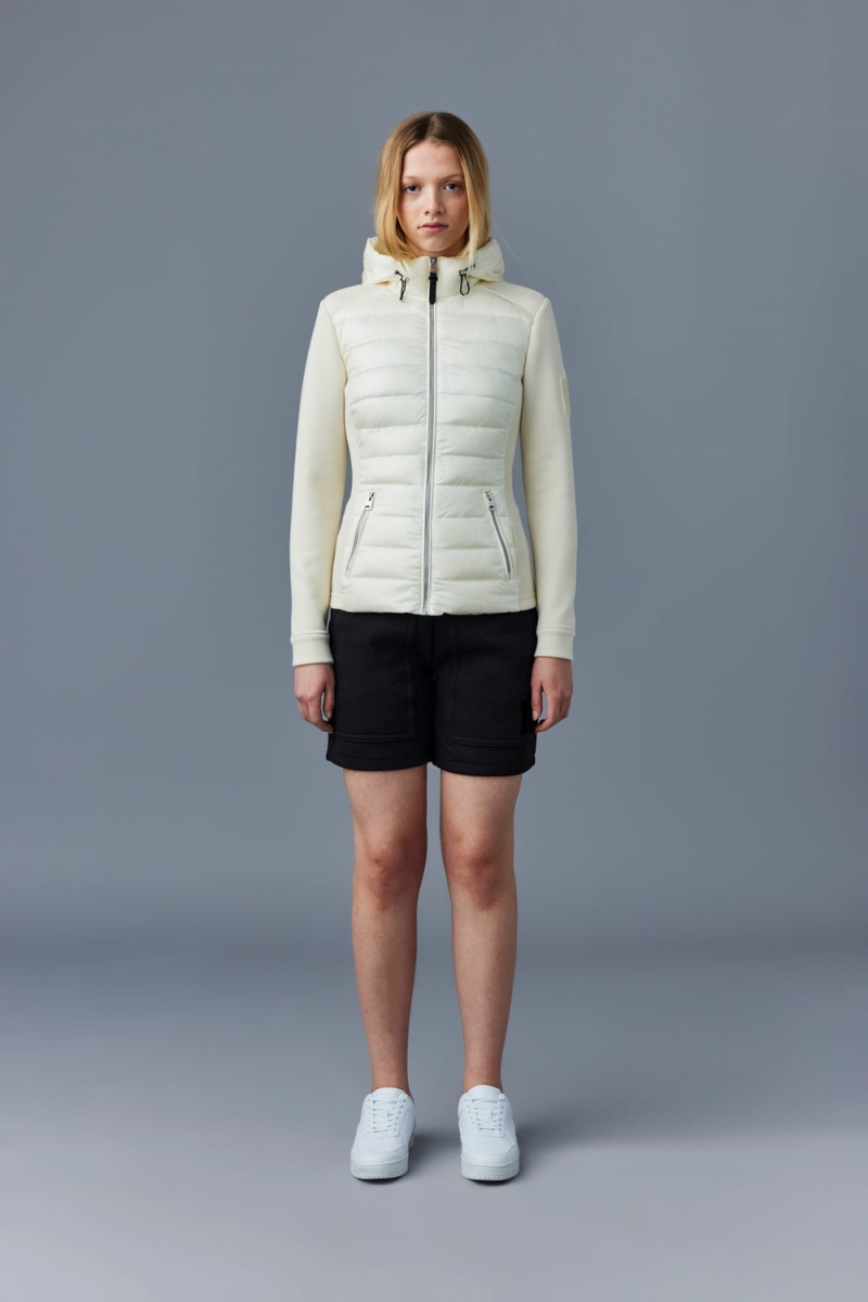 Mackage Della Hybrid Hood Jackor Dam Grädde | LFCWJ-1925