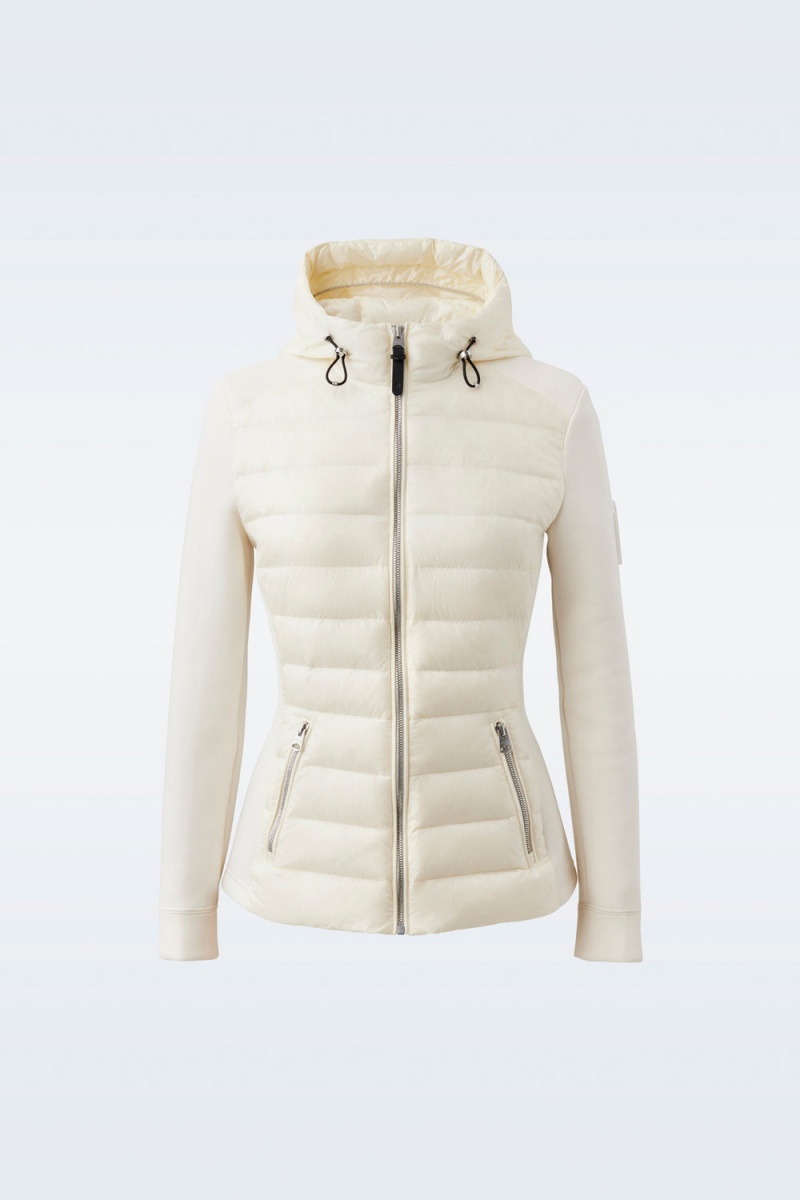 Mackage Della Hybrid Hood Jackor Dam Grädde | LFCWJ-1925