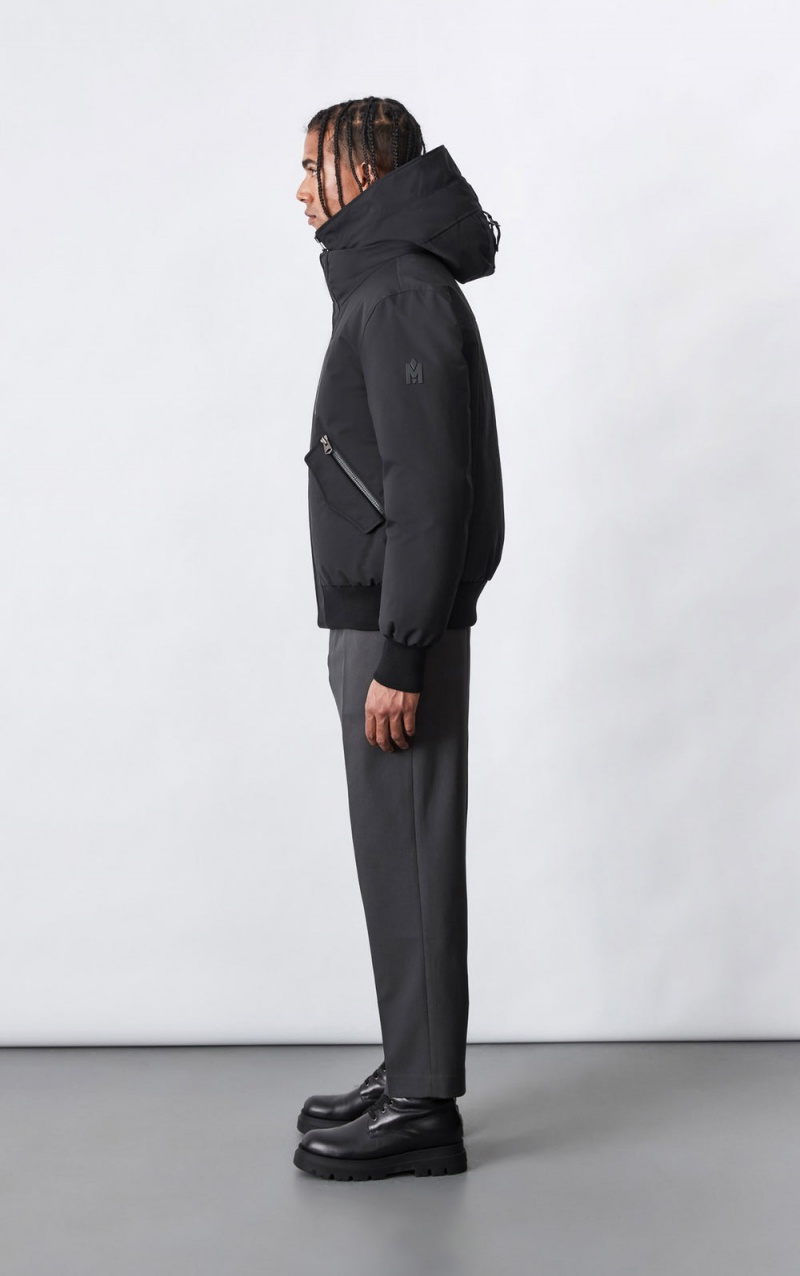 Mackage Dixon 2-In-1 Down Hooded Bib Bomberjacka Herr Svarta | IGSYB-7589
