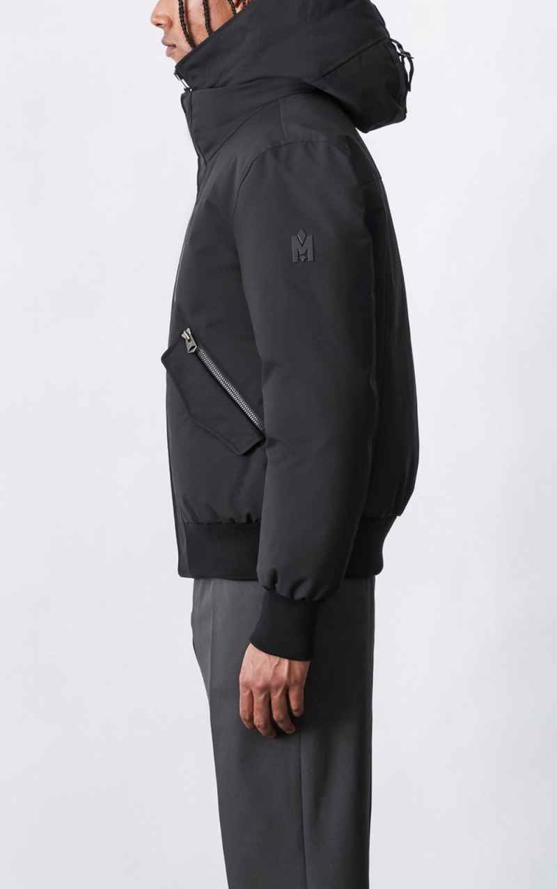 Mackage Dixon 2-In-1 Down Hooded Bib Bomberjacka Herr Svarta | IGSYB-7589