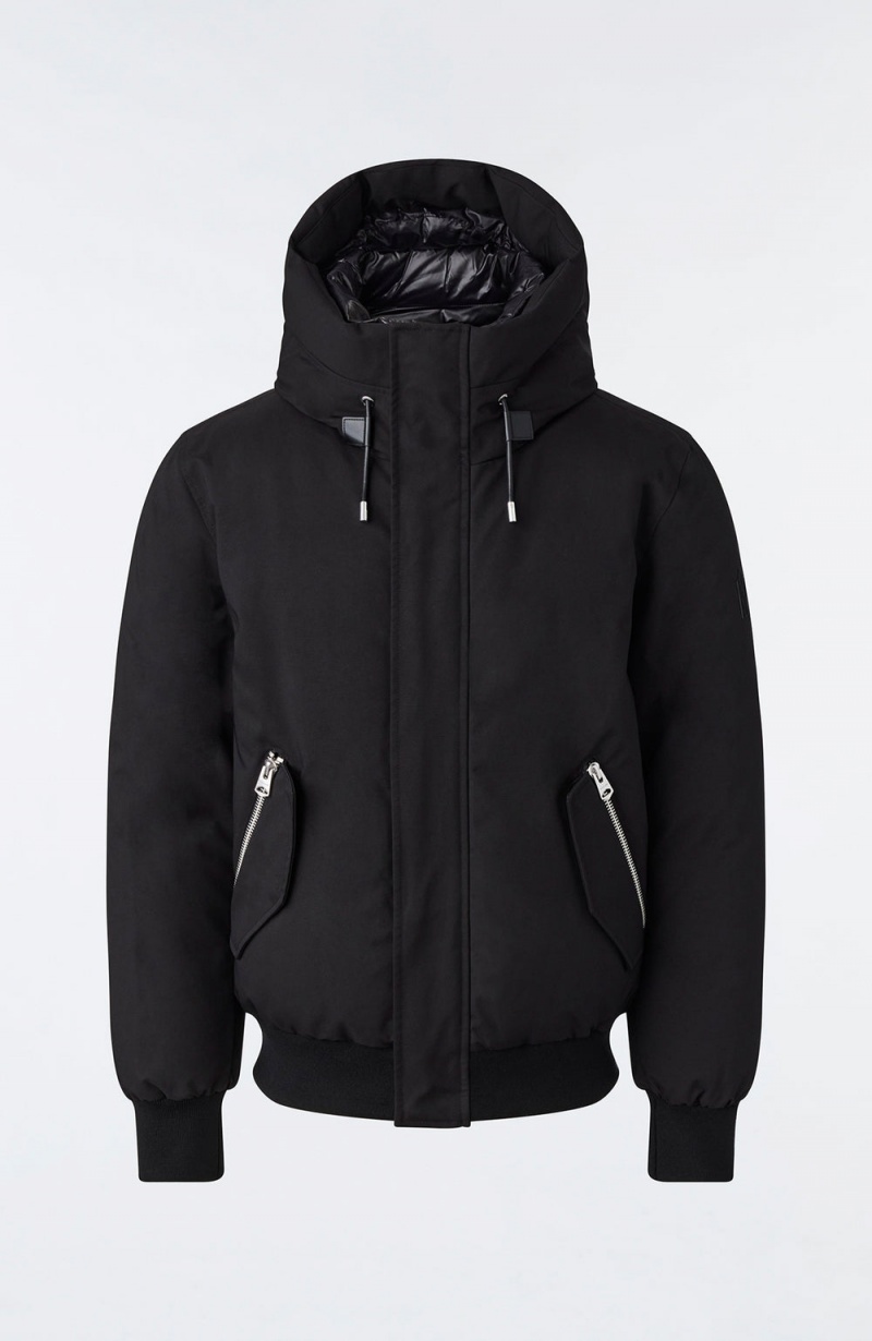 Mackage Dixon 2-In-1 Down Hooded Bib Bomberjacka Herr Svarta | IGSYB-7589