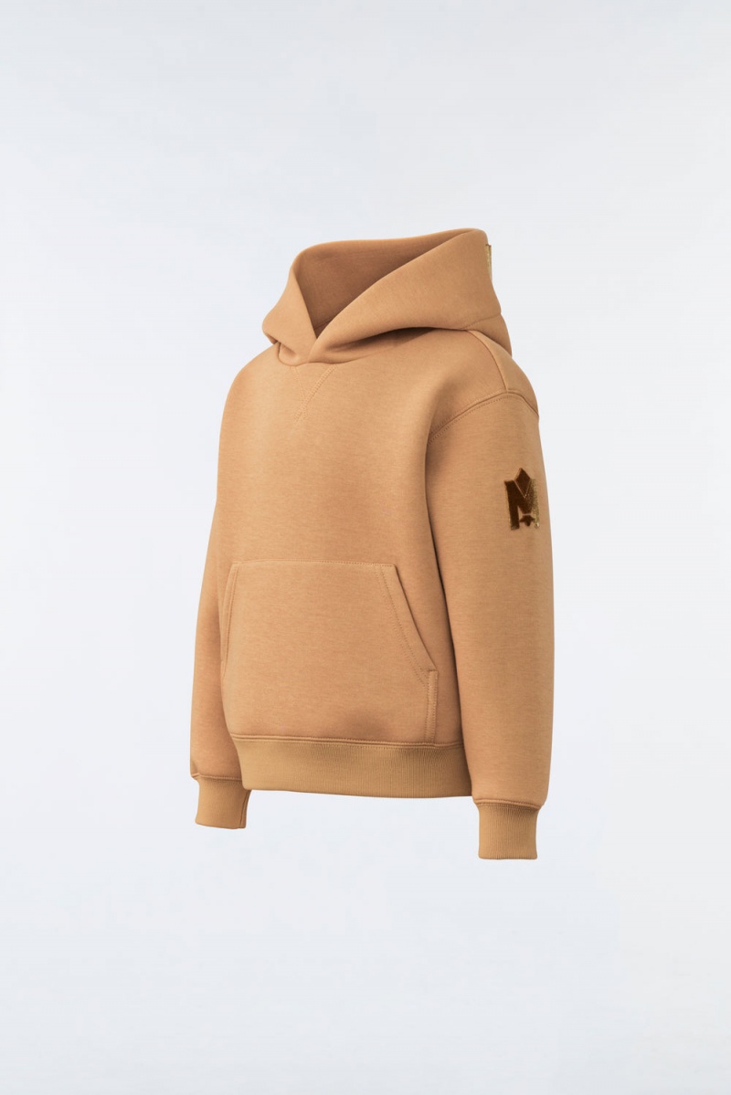 Mackage Dru Double-Face Jersey Hoodie Barn Bruna | EJNKR-3405