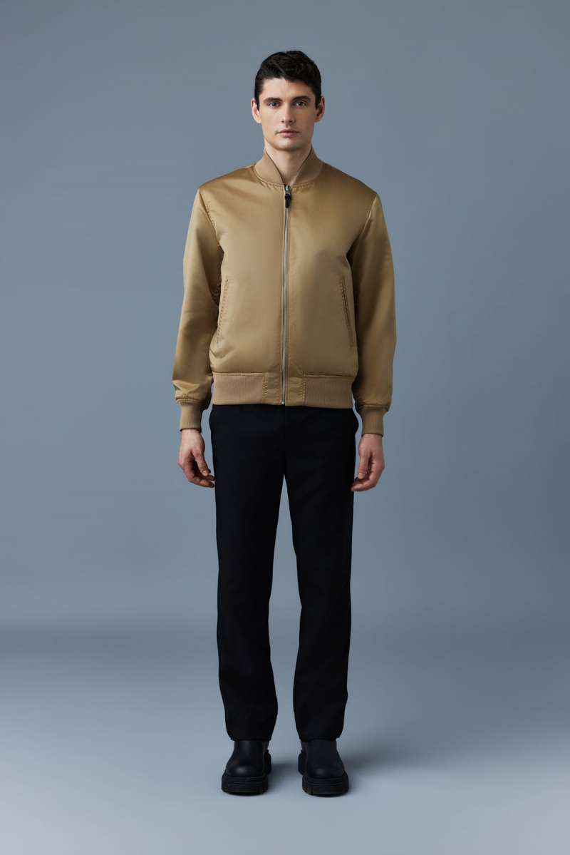 Mackage Easton 2-In-1 Lamb Läder Bomberjacka Herr Svarta | RQVMJ-3018