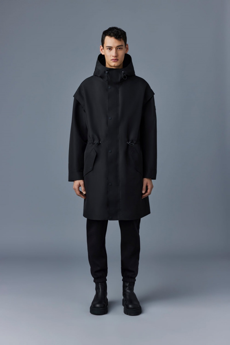 Mackage Edwin 2-In-1 2l Tech Removable Liner Jackor Herr Svarta | BCXHZ-4956