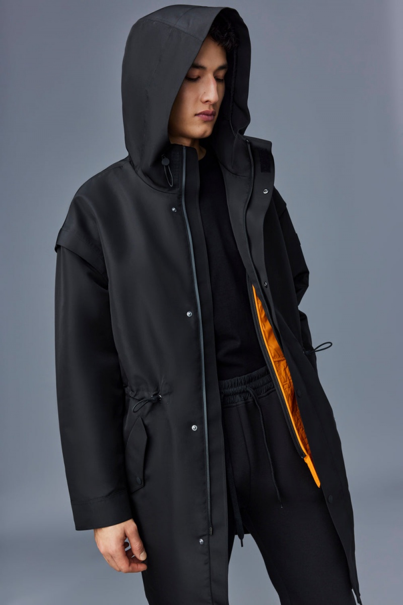 Mackage Edwin 2-In-1 2l Tech Removable Liner Jackor Herr Svarta | BCXHZ-4956