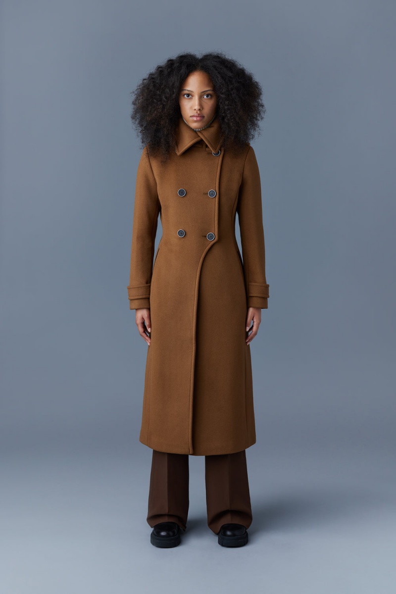 Mackage Elodie Double Face Ull And Cashmere Tailored Rockar Dam Bruna | NPMXZ-1240