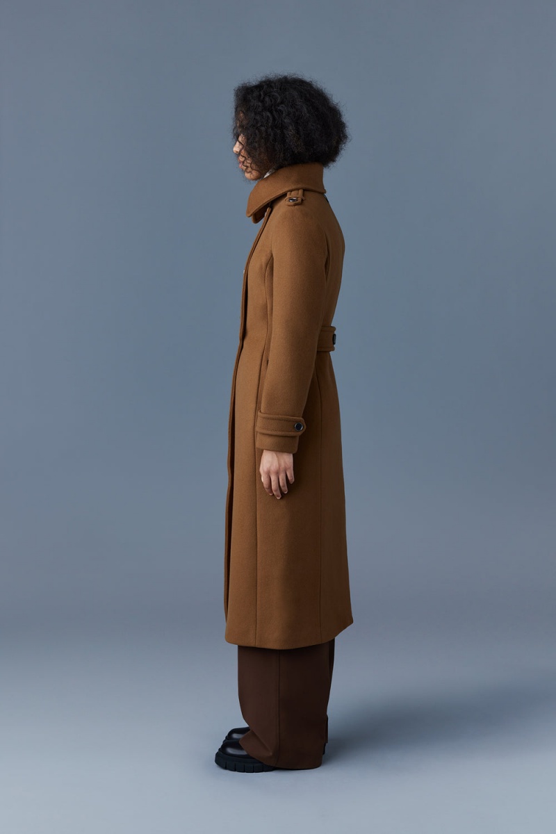 Mackage Elodie Double Face Ull And Cashmere Tailored Rockar Dam Bruna | NPMXZ-1240
