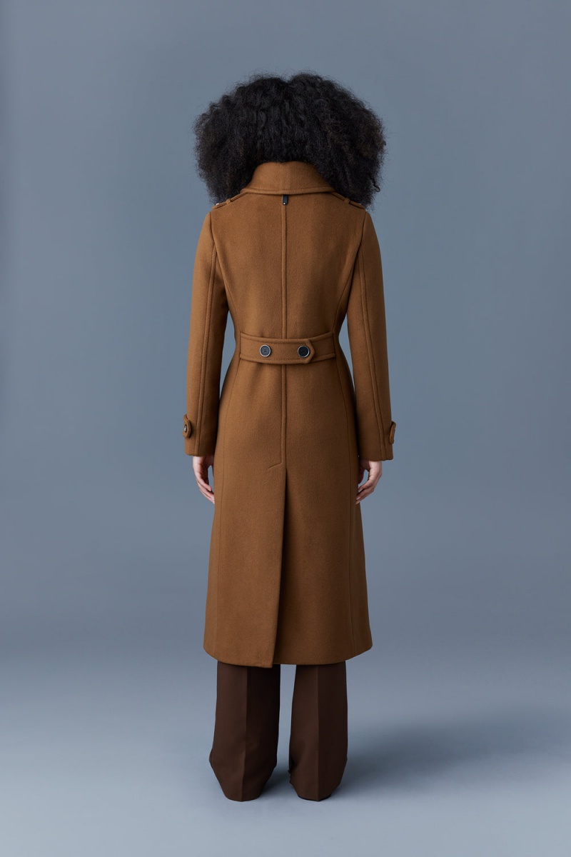 Mackage Elodie Double Face Ull And Cashmere Tailored Rockar Dam Bruna | NPMXZ-1240
