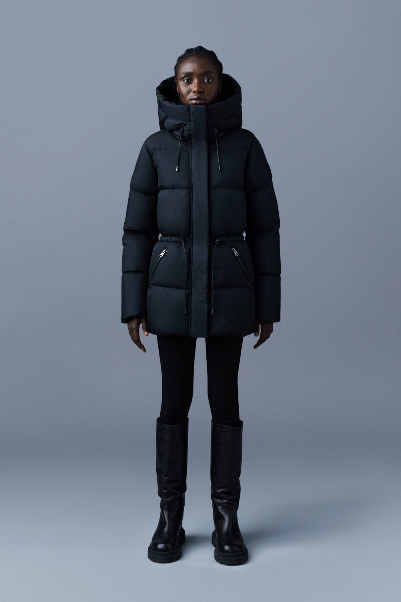 Mackage Freya Foil Sheild Dunjackor Dam Svarta | AXPFK-8624