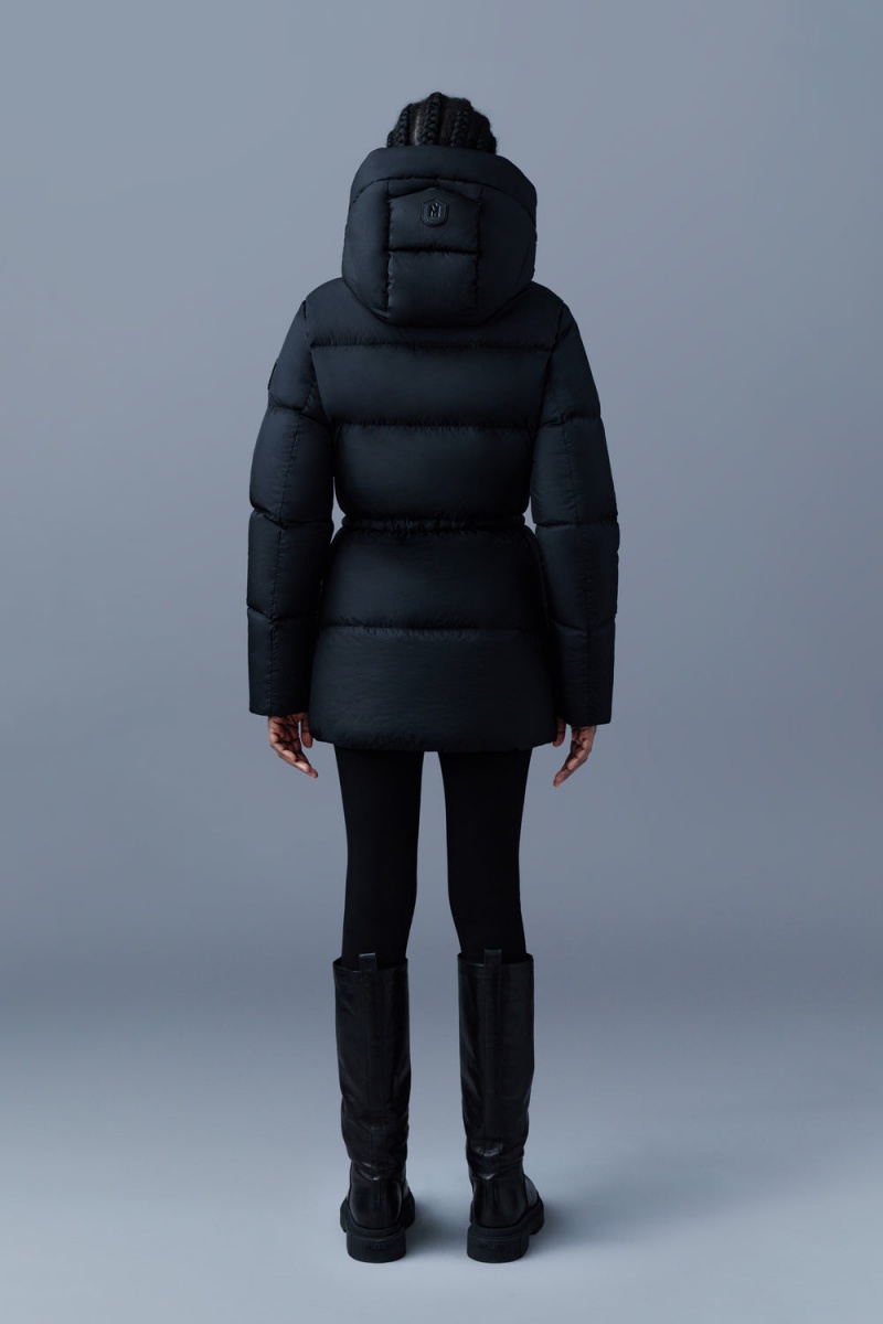 Mackage Freya Foil Sheild Dunjackor Dam Svarta | AXPFK-8624