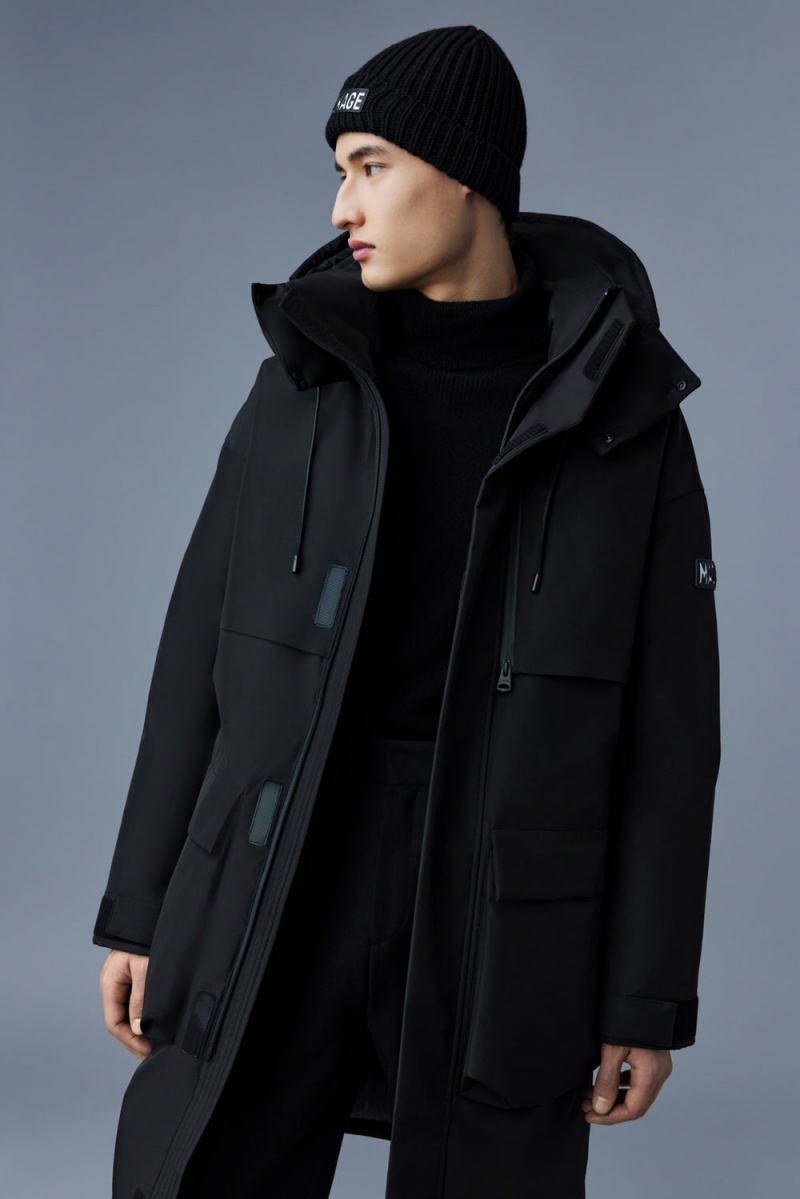 Mackage Gabriel Agile-360 Removable Hood Dunjackor Herr Svarta | NGHJR-1950