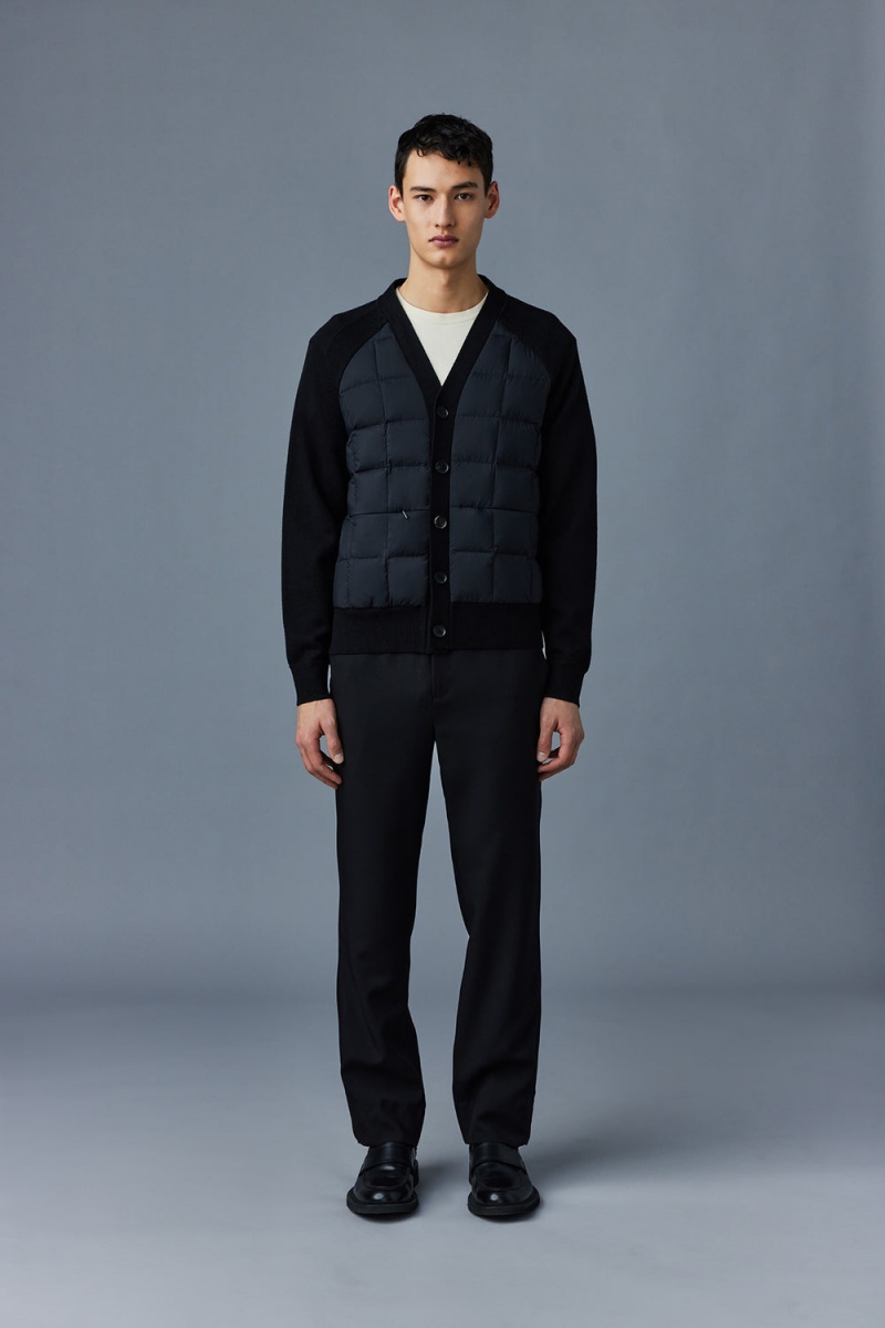 Mackage Gilford Hybrid Lätta Dunjackor Herr Svarta | HQPGC-4312
