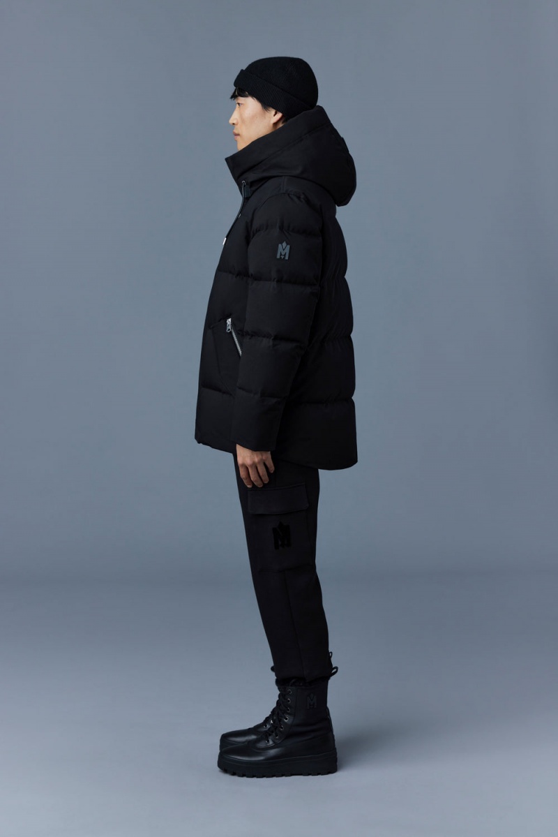 Mackage Graydon 2-In-1 Lustrous Light Dunjackor Herr Svarta | CEYRD-4506