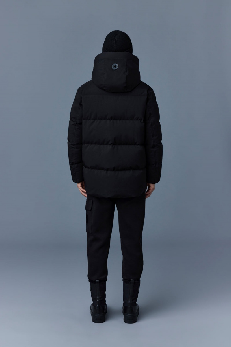 Mackage Graydon 2-In-1 Lustrous Light Dunjackor Herr Svarta | CEYRD-4506