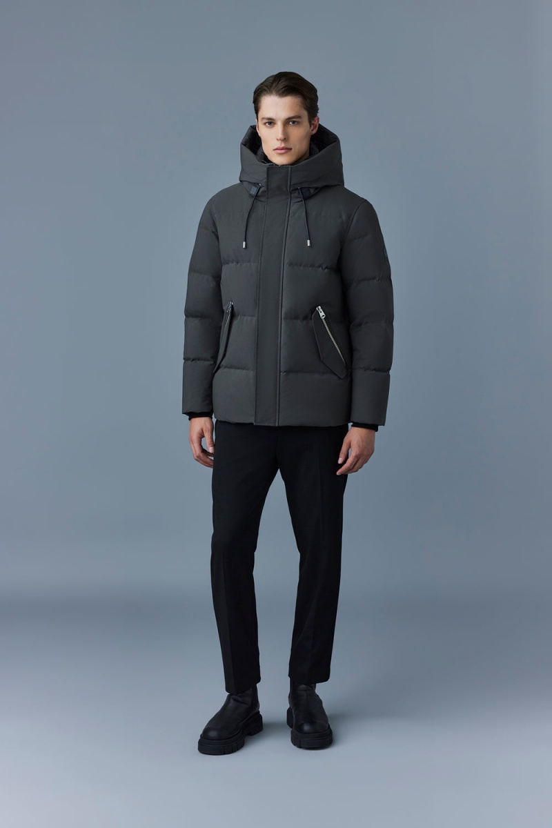 Mackage Graydon 2-In-1 Lustrous Light Dunjackor Herr Grå | QZBVF-3574