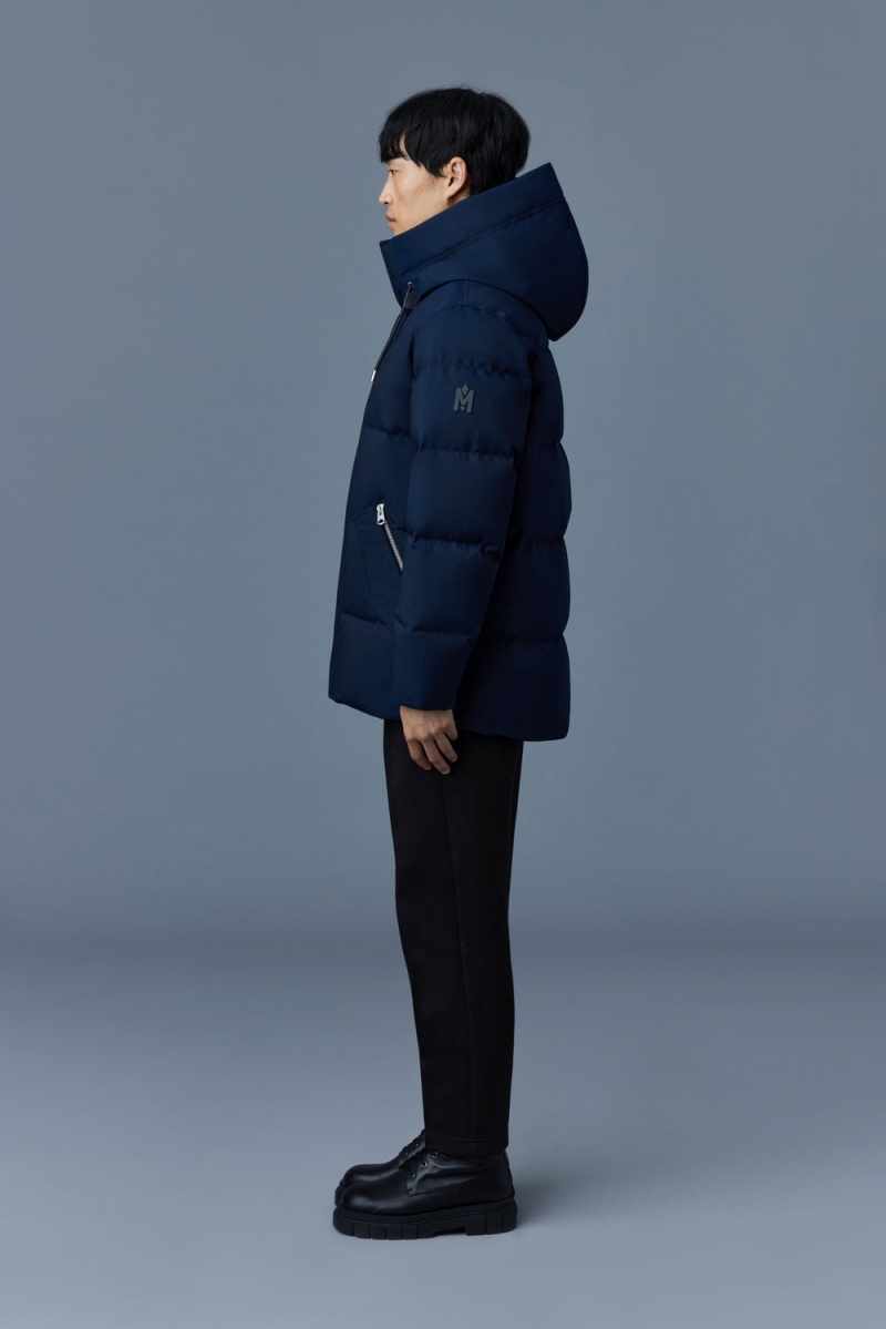 Mackage Graydon 2-In-1 Lustrous Light Dunjackor Herr Marinblå | OHNLB-5706