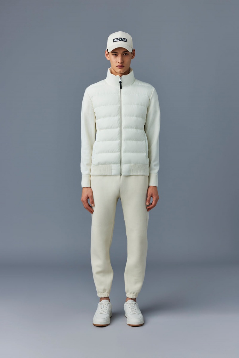 Mackage Haney Hybrid Light Dunjackor Herr Grädde | KWNCB-6823