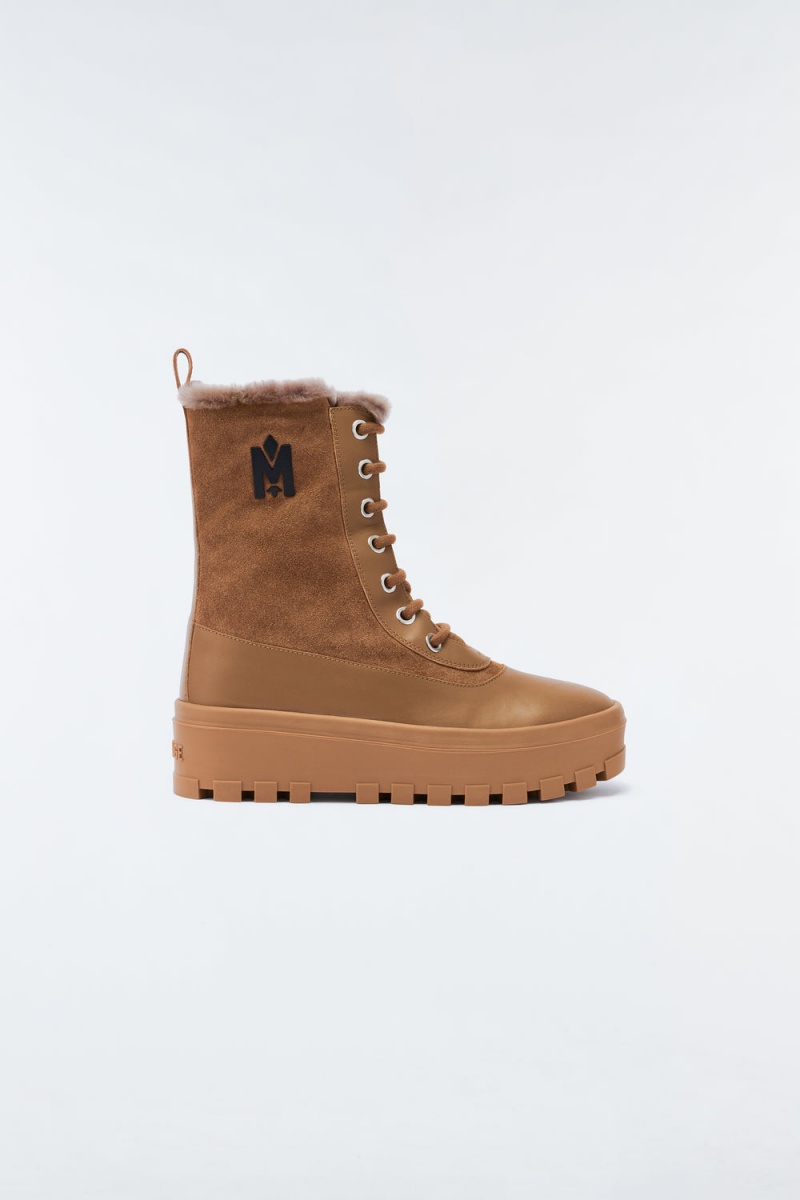 Mackage Hero Lamb Mocka Vinterkängor Herr Bruna | WORCH-6750