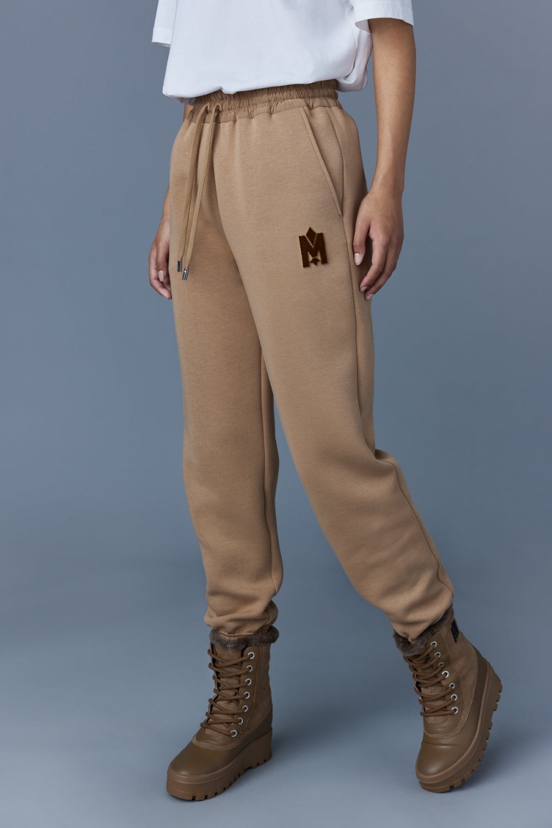 Mackage Hero Shearling-Fodrade Lamb Mocka Vinterkängor Dam Bruna | BNSLP-2971