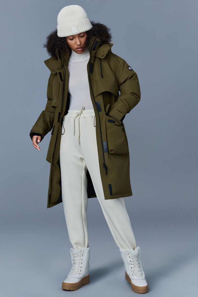 Mackage Hero Shearling Vinterkängor Dam Grädde | LANRV-9682